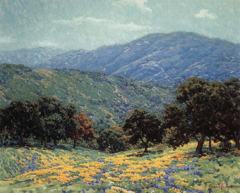 Granville Redmond Flowers Under the Oaks France oil painting art